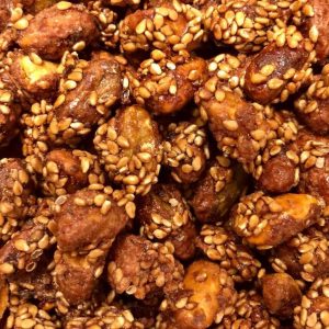 Honey and Sesame Pistachio