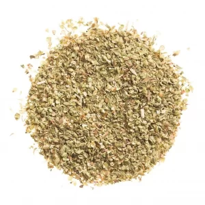 A spread of Thyme on a white background.