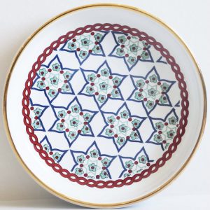 Chamomile Porcelain Tea Glass Set for 6