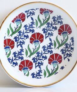 Carnation Porcelain Tea Glass Set For 6