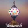 Multicolor Star Mosaic Table Lamp
