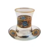 Blue Mallow Turkish Tea Glass Set