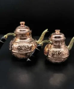 Classic Heavy Copper Double Teapot