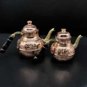 Classic Heavy Copper Double Teapot