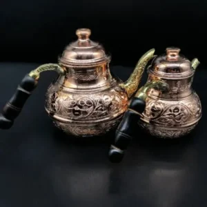 Classic Heavy Copper Double Teapot