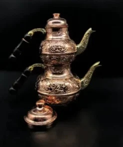 Classic Heavy Copper Double Teapot