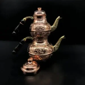 Classic Heavy Copper Double Teapot