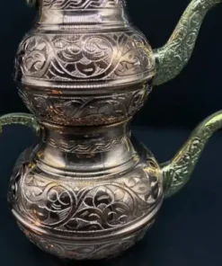Classic Heavy Copper Double Teapot