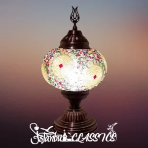 Diamond Center Mosaic Table Lamp