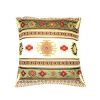 Green and Cream Ottoman Style Cushion