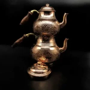 Handmade Copper Double Teapot