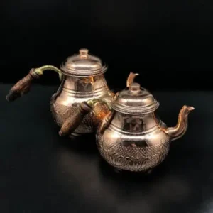 Handmade Copper Double Teapot