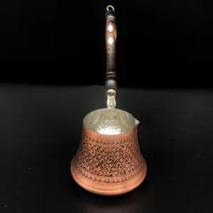 Waves Design Turkish Copper Coffee Pot