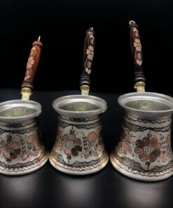 Chamomille Turkish Copper Coffee Pot