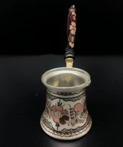 Chamomille Turkish Copper Coffee Pot