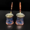 Blue Mallow Turkish Copper Coffee Pot