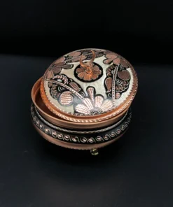 Rare Antep Design Copper Cookie Bowl