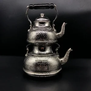 Handbag Style Copper Double Teapot