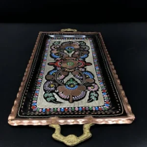 Multicolor Erzincan Serving Tray Rectangle