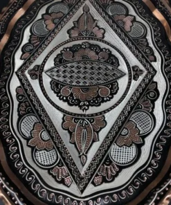 Multicolor Erzincan Serving Tray Oval