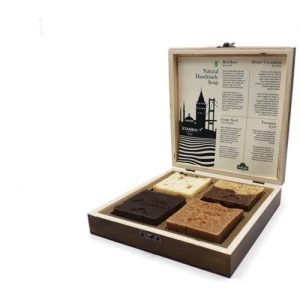 4 Bars Natural Olive Oil Soap - Box Set