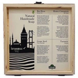 4 Bars Natural Olive Oil Soap - Box Set