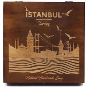 4 Bars Natural Olive Oil Soap - Box Set