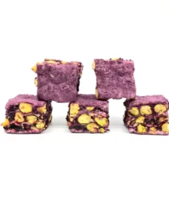 Square Milky Mulberry Pistachio Turkish Delight