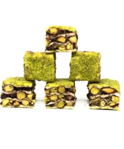 Square Milky Chocolate Pistachio Turkish Delight