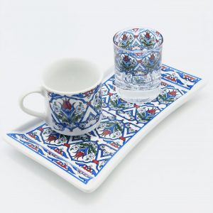 Blue Tulip Turkish Coffee Cup Sets: Single or Double Bliss