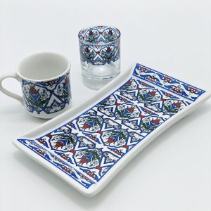 Blue Tulip Turkish Coffee Cup Sets: Single or Double Bliss