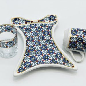 Kaftan Turkish Coffee Single Cup Set – in 6 Designs