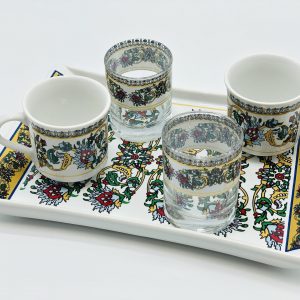 Red Dragon Turkish Coffee Cup Sets: Single or Double Treat