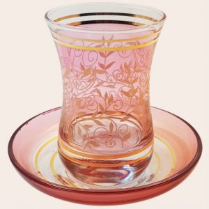 Sofia's Vines Turkish Tea Glass Set