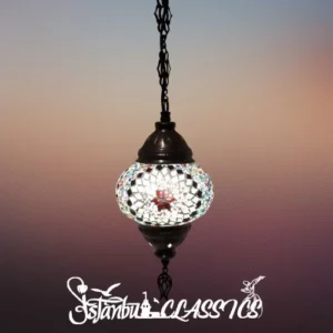 Lotus Mosaic Hanging Lamp