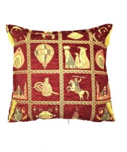 Maroon Ottoman Style Cushion Cappadocia Design