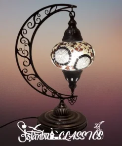 Medallion Mosaic Moon Pendant Lamp