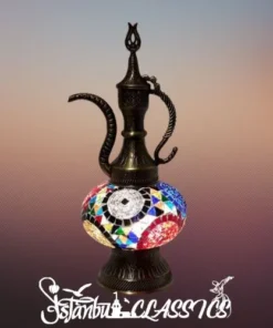 Medallion Mosaic Pitcher Table Lamp