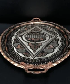 Multicolor Erzincan Serving Tray Oval