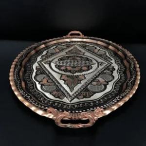 Multicolor Erzincan Serving Tray Oval