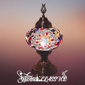 Multicolor Mosaic Table Lamp