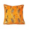 Orange Ottoman Style Tulip Pattern Cushion