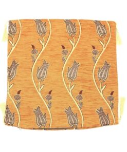 Orange Ottoman Style Tulip Pattern Cushion