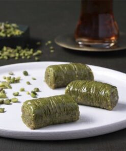 Pistachio Wrap Baklava - Karakoy Gulluoglu