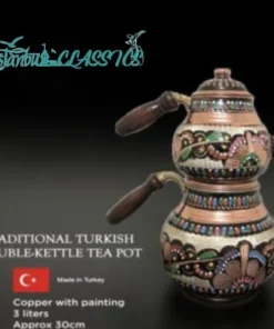 Rare Turkish Copper Double Teapot