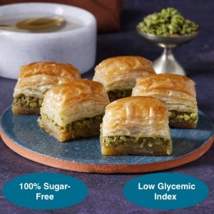 Sugar-Free Pistachio Baklava - Karakoy Gulluoglu