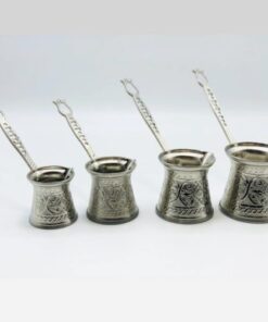 Silver Turkish Copper Coffee Pot