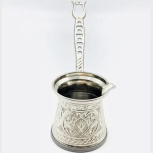 Silver Turkish Copper Coffee Pot