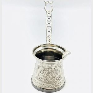 Silver Turkish Copper Coffee Pot