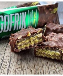 Milk Chocolate Pistachio Wafer Box - Gofrik